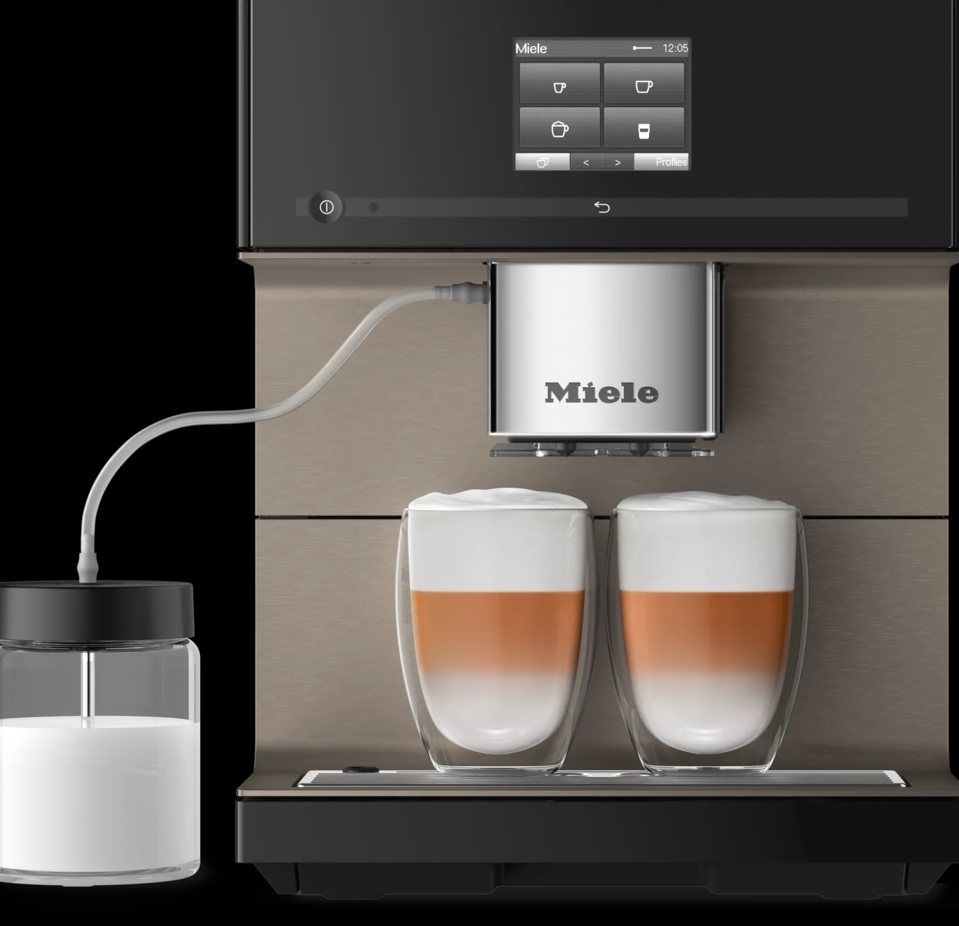 cm__coffeepassion_nero_os_1.webp Miele Macchine Per Il Caffè | CM 7550 CoffeePassion Nero ossidiana
