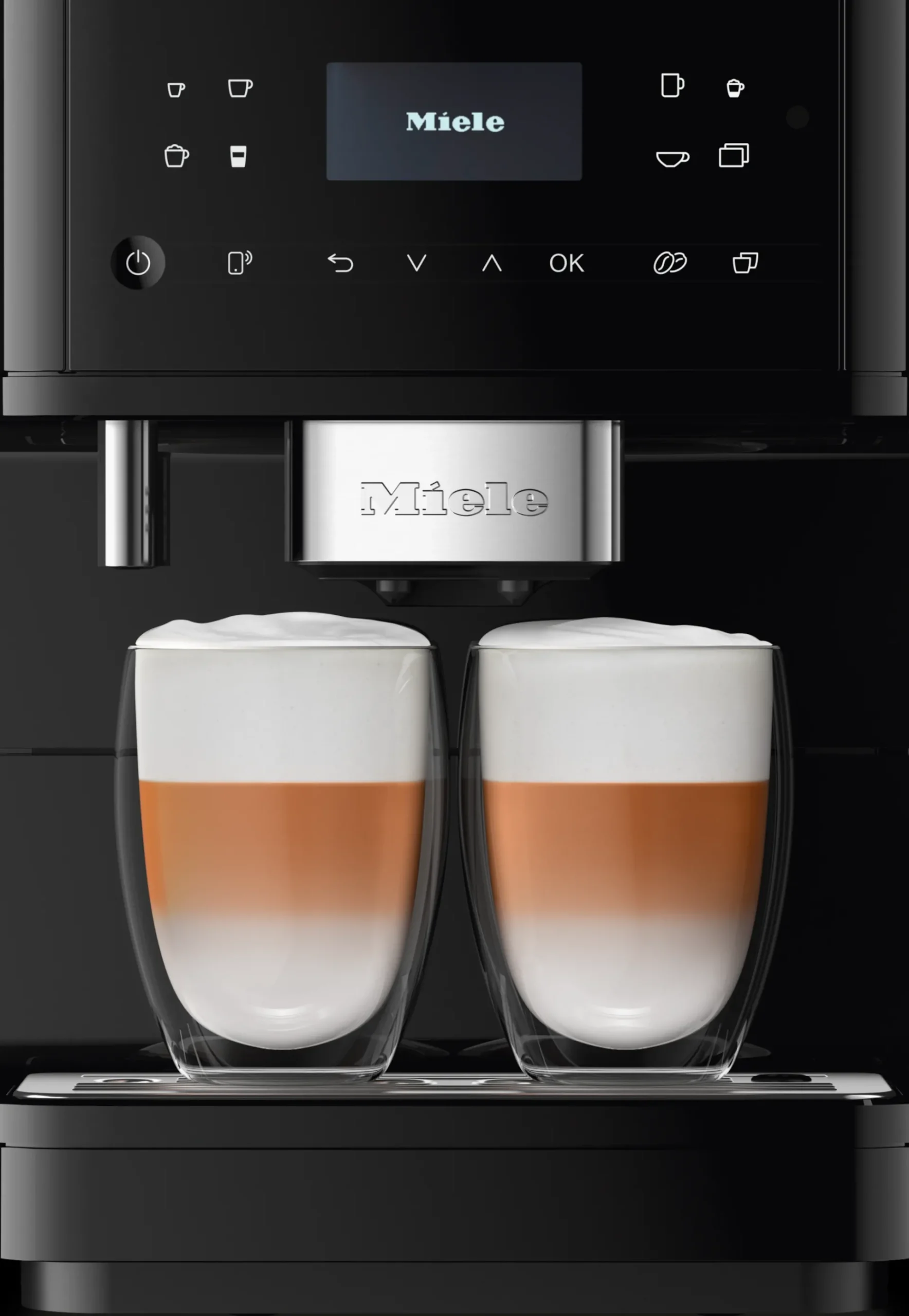 cm__milkperfection_nero_o_1.webp Miele Macchine Per Il Caffè | CM 6160 MilkPerfection Nero ossidiana