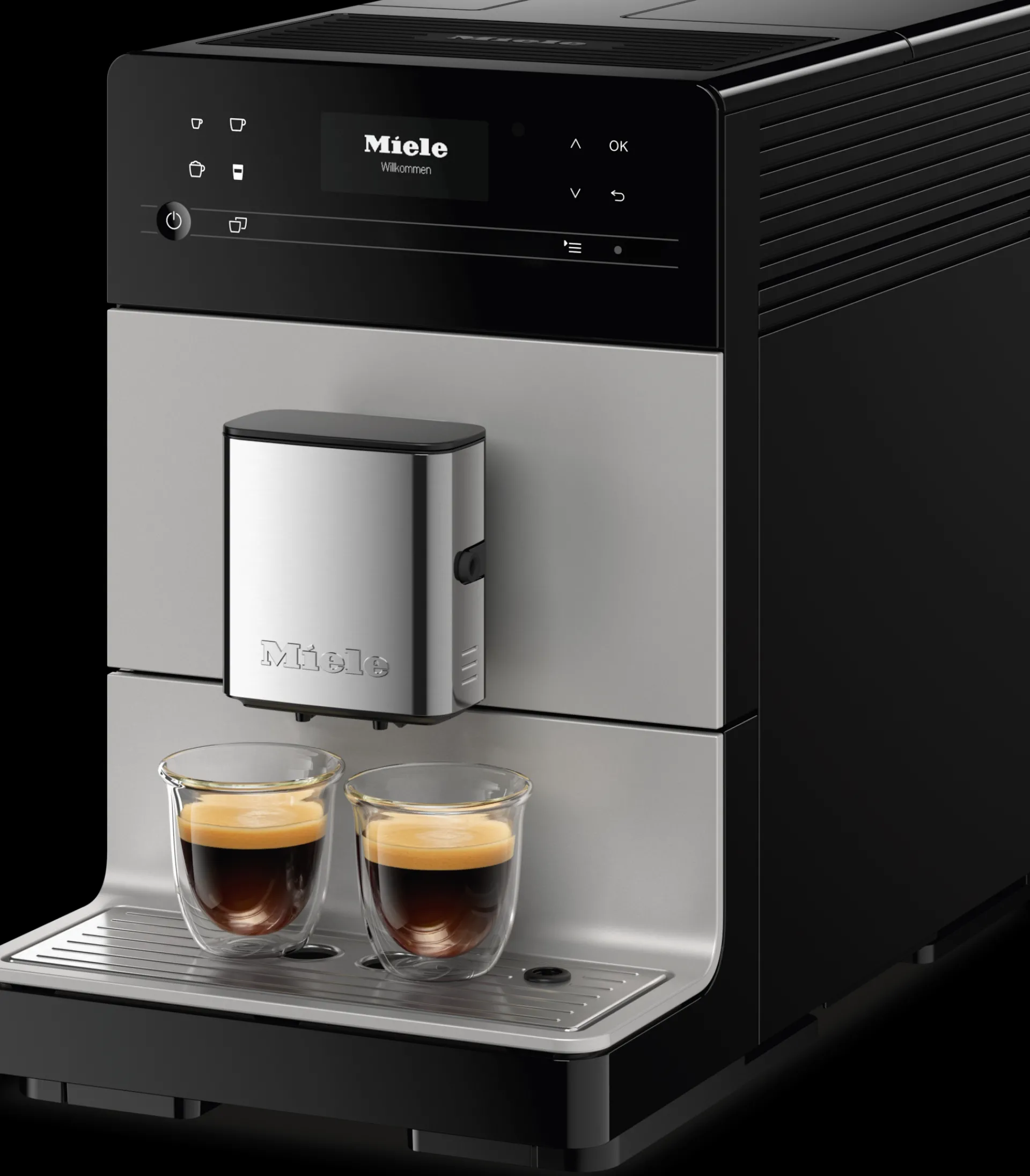 cm__silence_argento_allum_2.webp Miele Macchine Per Il Caffè | CM 5510 Silence Argento alluminio