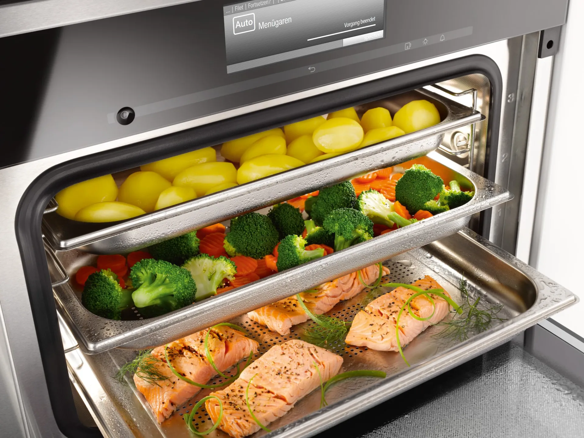 contenitore_per_forno_a_v_1.webp Miele Teglie E Accessori Cottura | Contenitore per forno a vapore forato