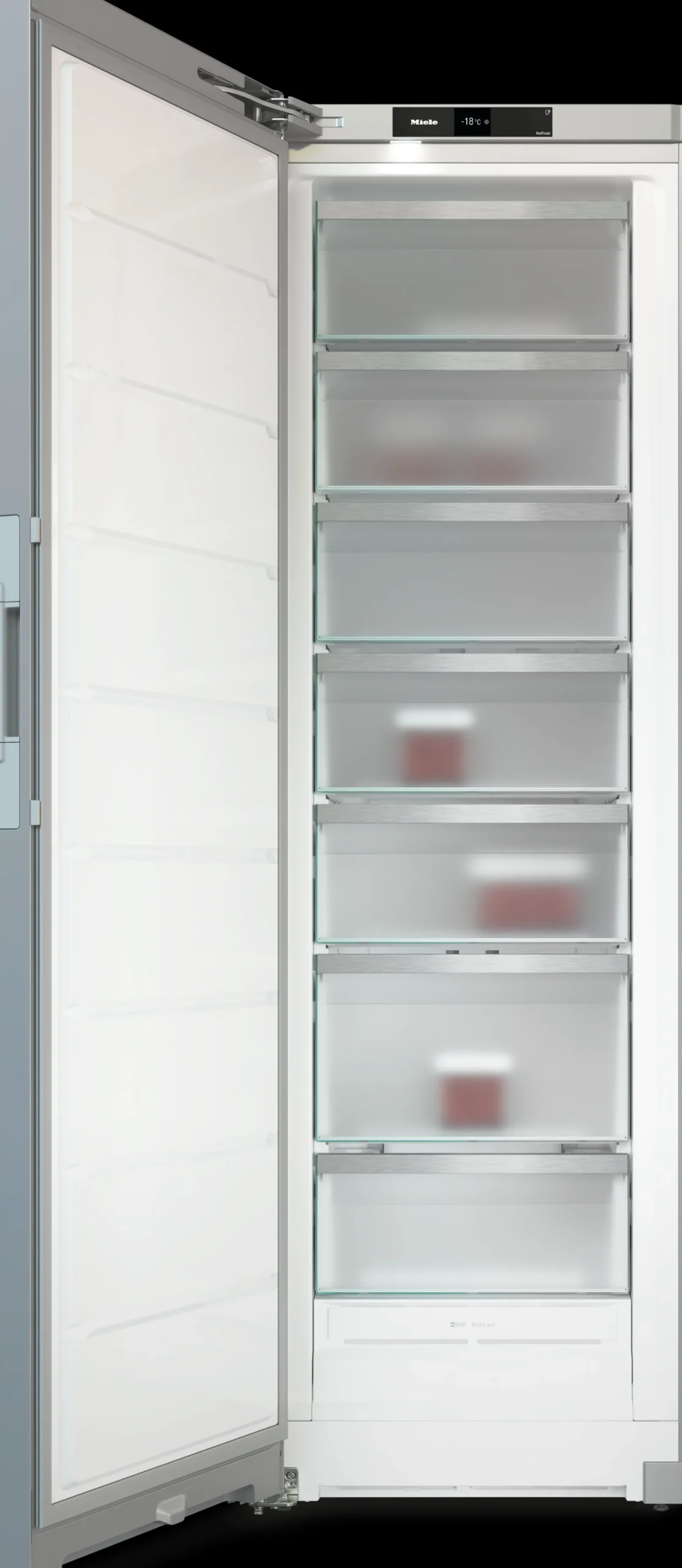 fns__d_acciaio_inox_clean_1.webp Miele Congelatori Da Posizionamento Libero | FNS 4882 D Acciaio inox CleanSteel