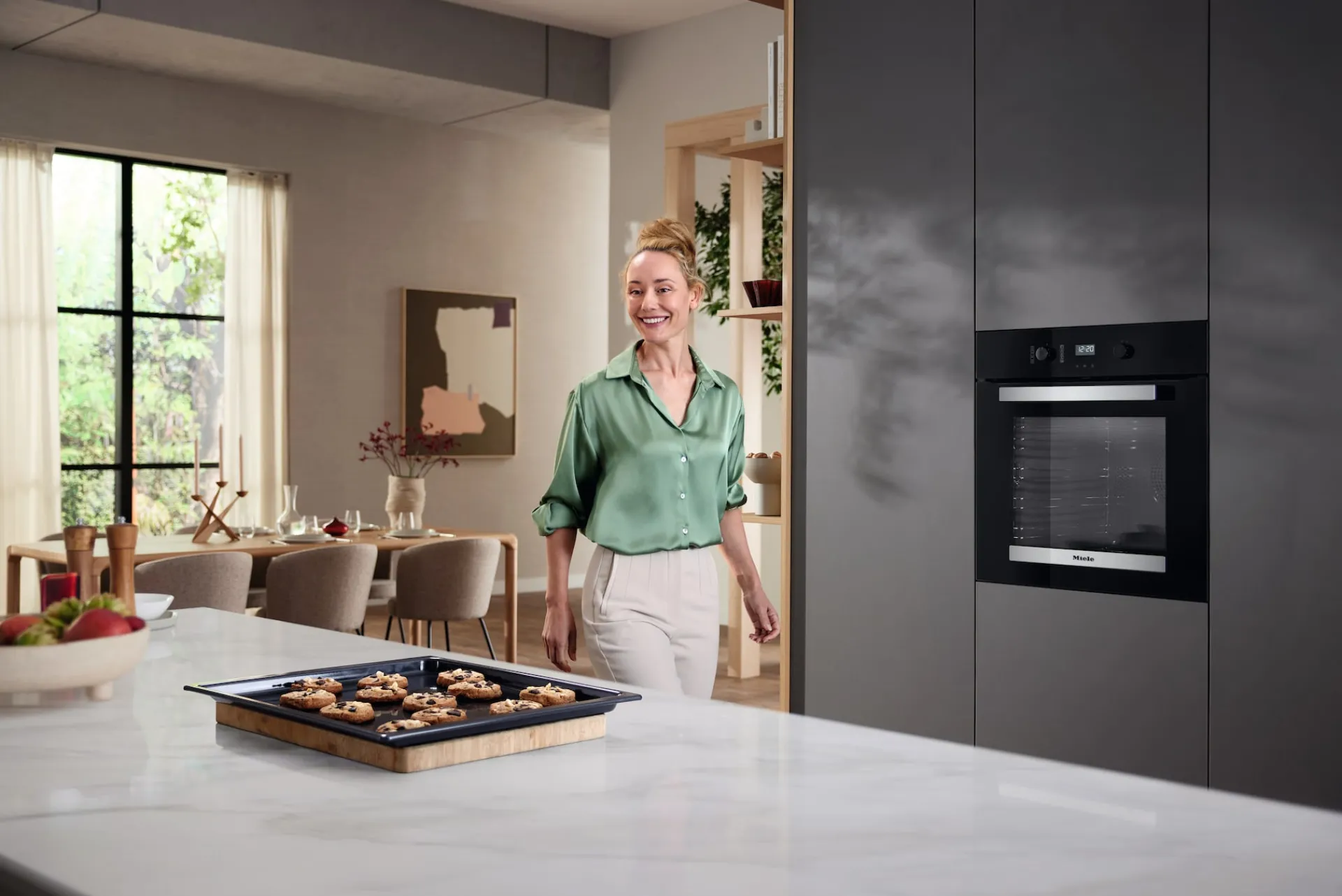 h__bp_active_nero_ossidia_3-1.webp Miele Forni Multifunzione | H 2455 BP ACTIVE Nero ossidiana tonalità acciaio inox