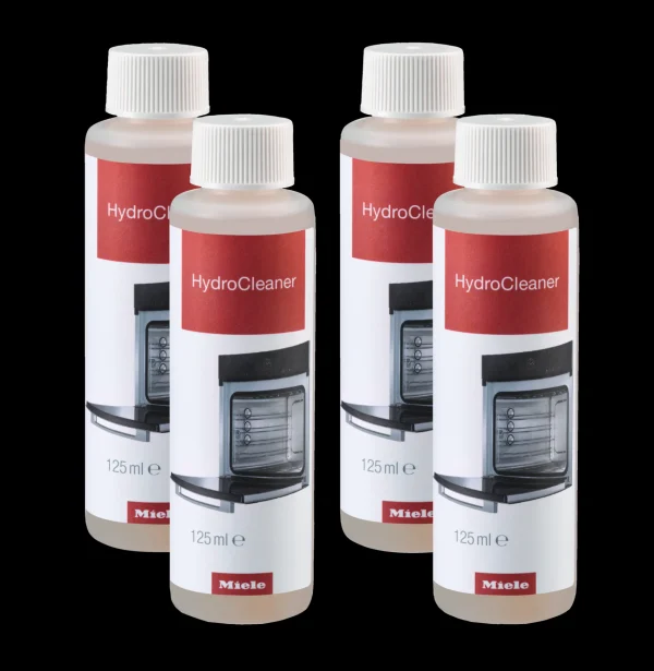 Miele Manutenzione E Cura Dell’Elettrodomestico | Manutenzione E Cura Dell’Elettrodomestico | HydroCleaner, kit di quattro bottiglie.