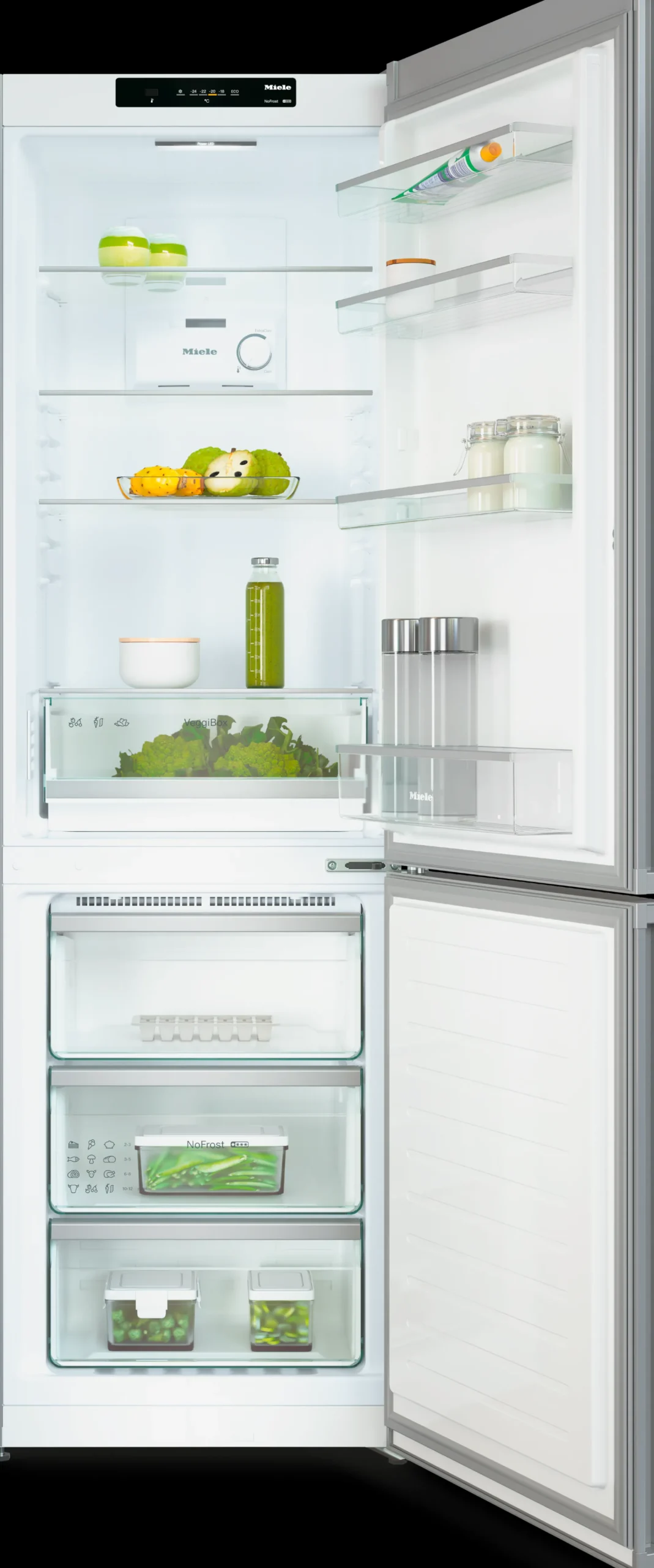 kdn__e_active_tonalit_acc_1.webp Miele Frigo-Congelatori Da Posizionamento Libero | KDN 4071 E Active Tonalità acciaio inossidabile