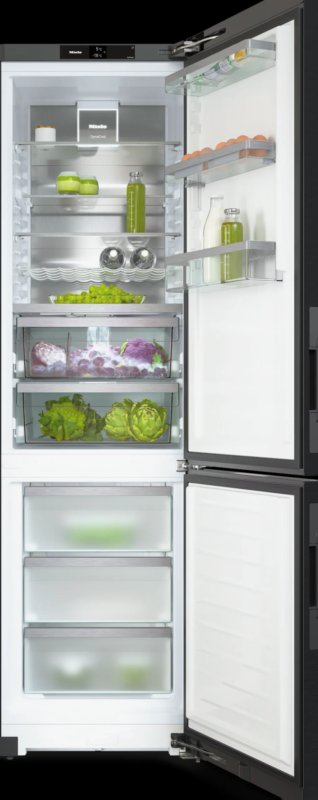 kfn__a_d_blacksteel_1.webp Miele Frigo-Congelatori Da Posizionamento Libero | KFN 4898 A-10 D Blacksteel
