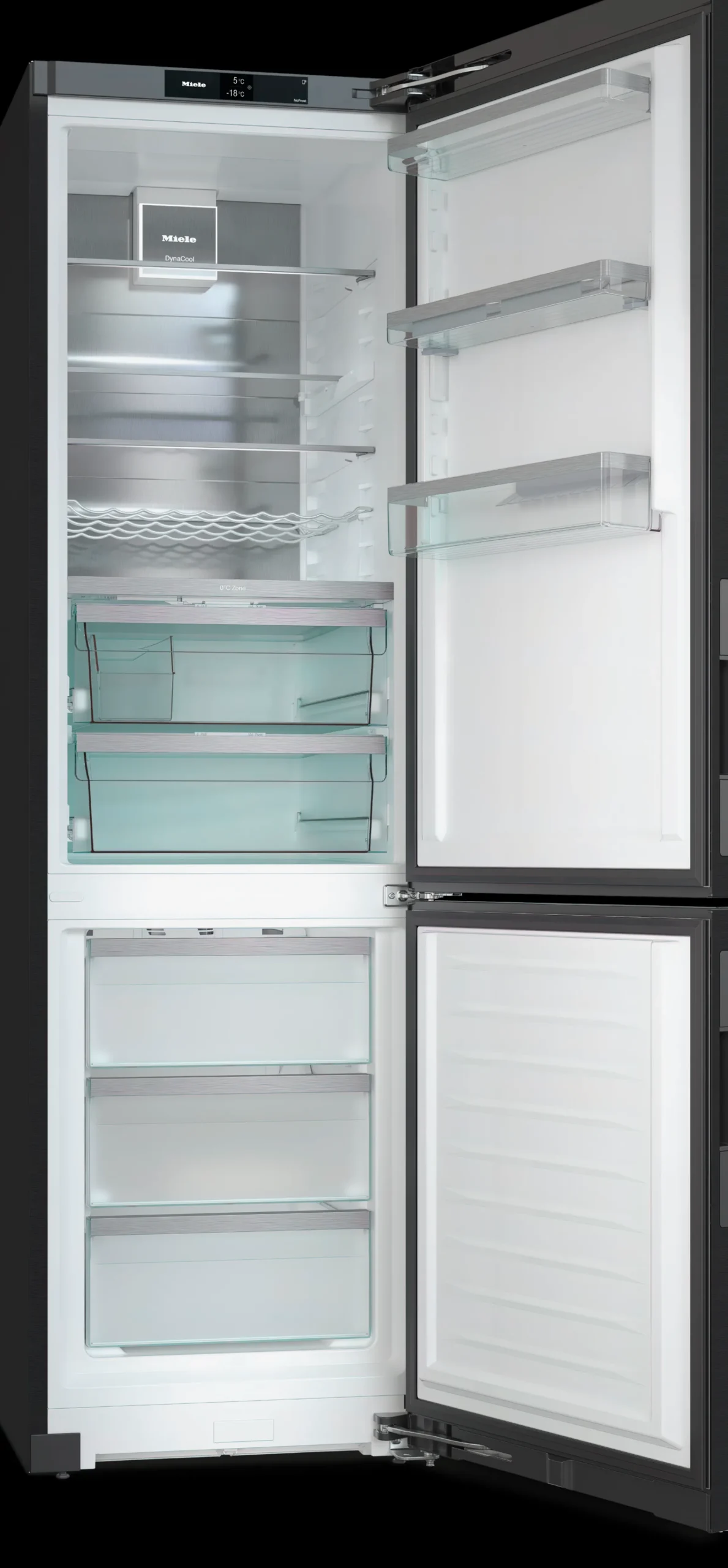kfn__a_d_blacksteel_2.webp Miele Frigo-Congelatori Da Posizionamento Libero | KFN 4898 A-10 D Blacksteel
