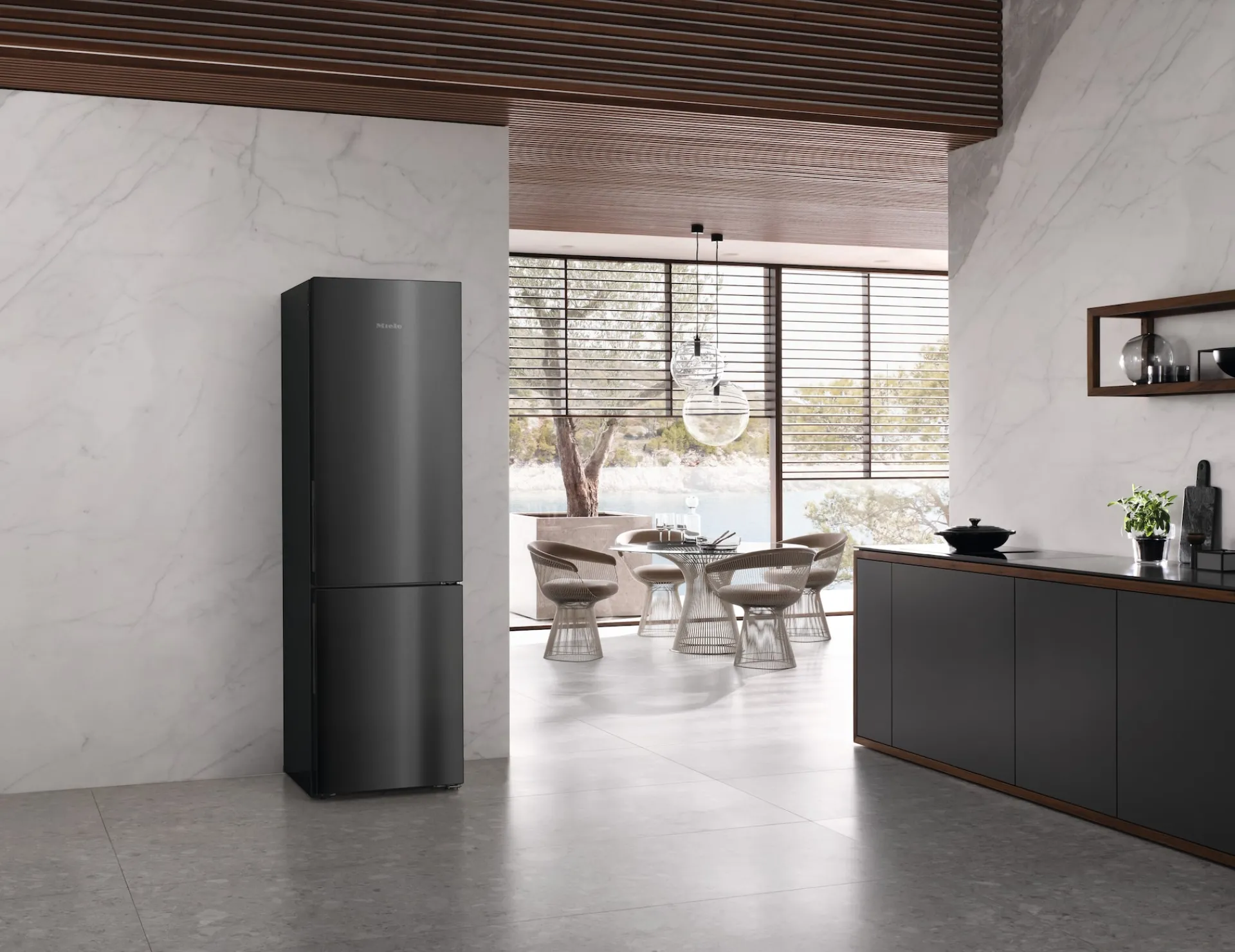 kfn__a_d_blacksteel_5.webp Miele Frigo-Congelatori Da Posizionamento Libero | KFN 4898 A-10 D Blacksteel