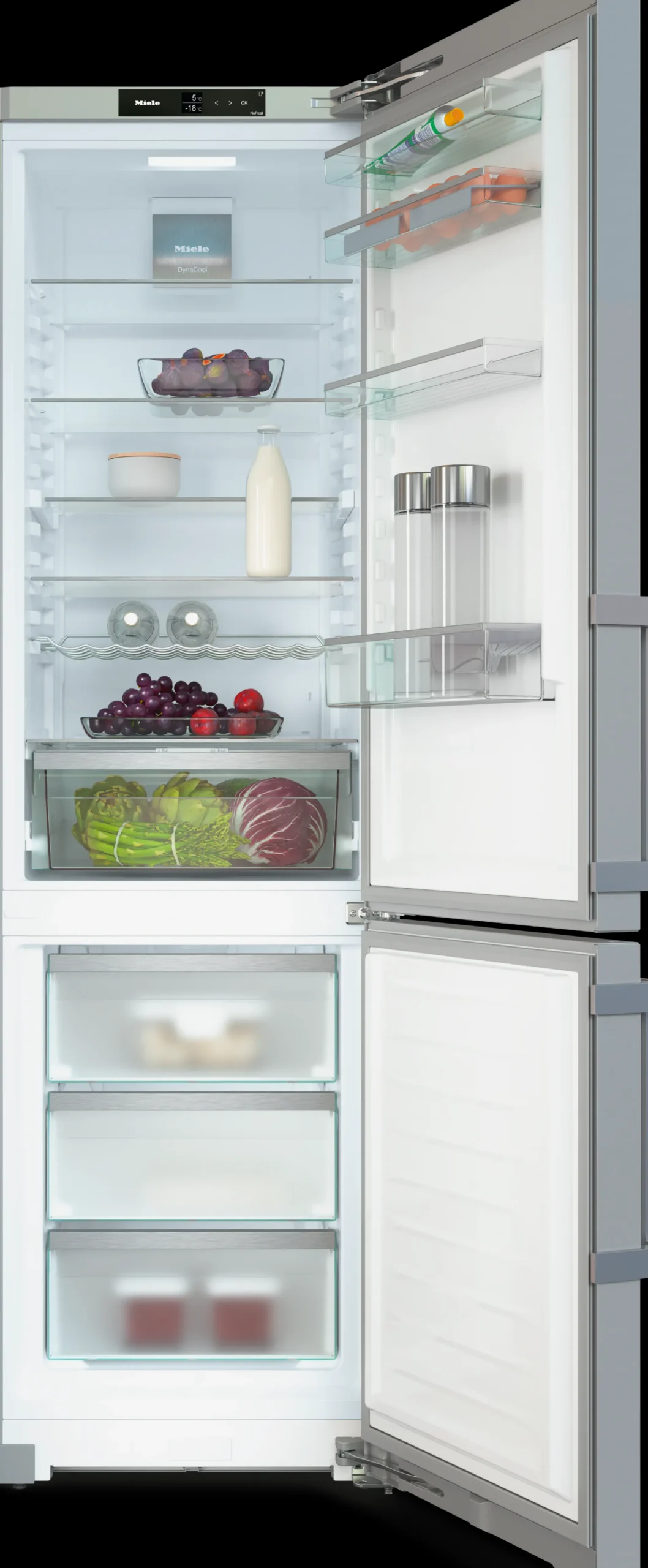kfn__ad_acciaio_inox_clea_1.webp Miele Frigo-Congelatori Da Posizionamento Libero | KFN 4795 AD Acciaio inox CleanSteel