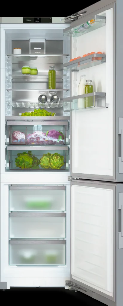 Miele Frigo-Congelatori Da Posizionamento Libero | KFN 4898 AD Grigio grafite vetro