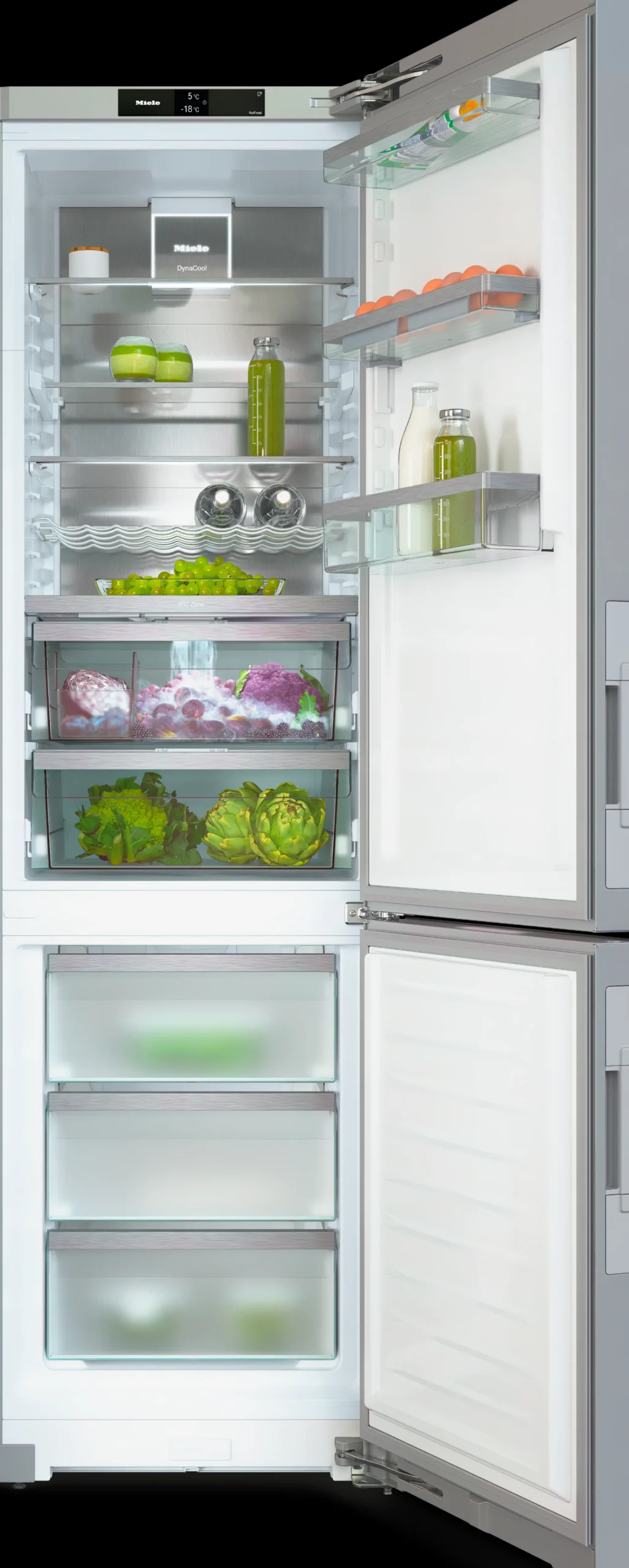 kfn__ad_grigio_grafite_ve_1.webp Miele Frigo-Congelatori Da Posizionamento Libero | KFN 4898 AD Grigio grafite vetro