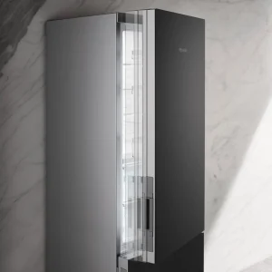 Miele Frigo-Congelatori Da Posizionamento Libero | KFN 4898 AD Grigio grafite vetro