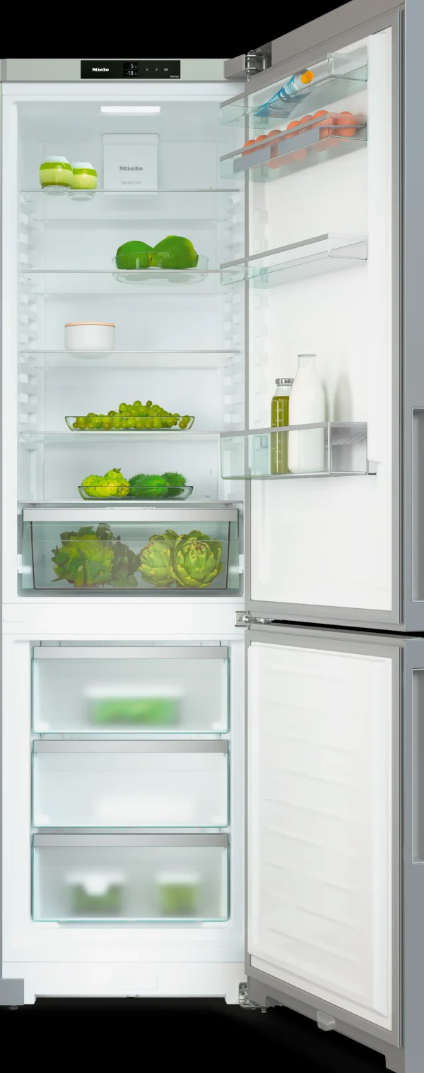 Miele Frigo-Congelatori Da Posizionamento Libero | KFN 4395 DD Tonalità acciaio inossidabile