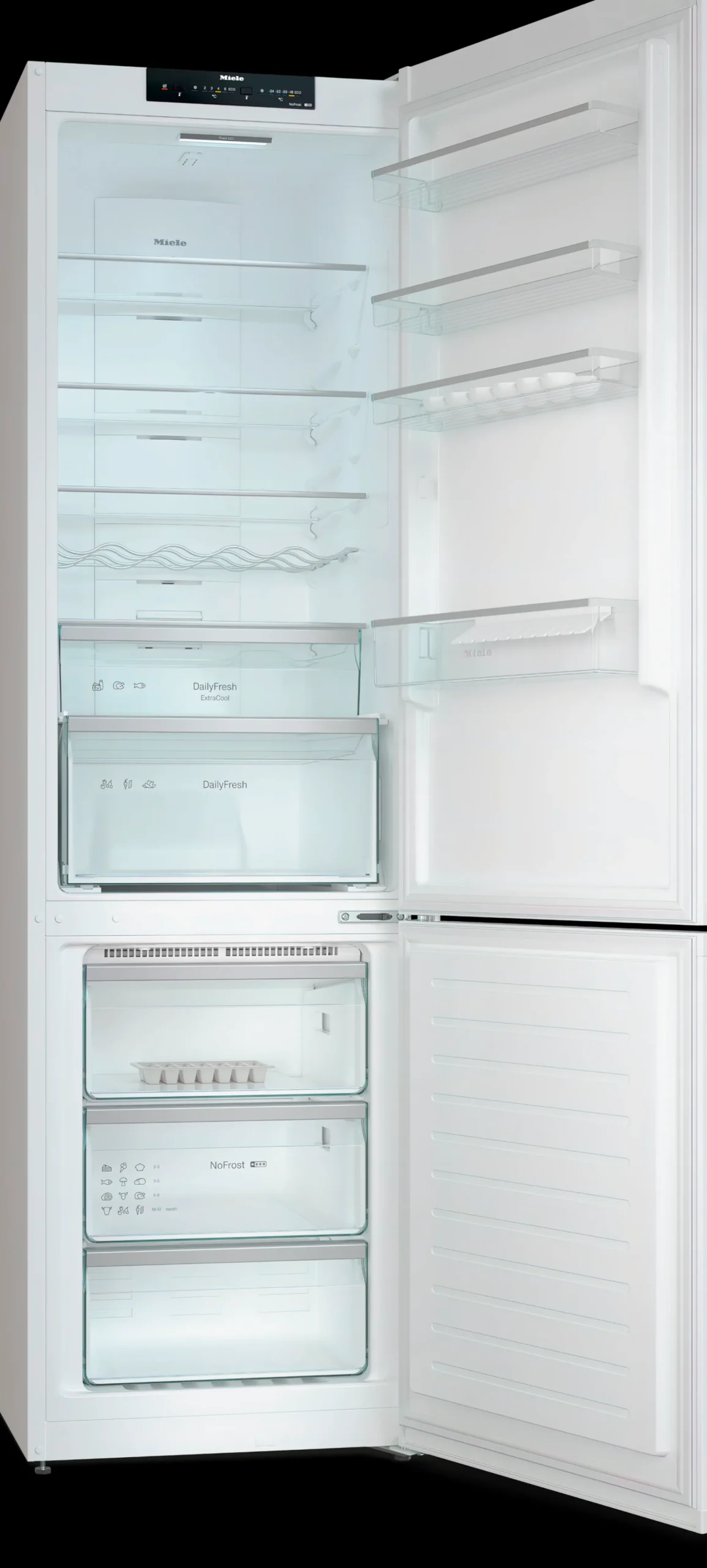 kfn__ed_bianco_2.webp Miele Frigo-Congelatori Da Posizionamento Libero | KFN 4394 ED Bianco