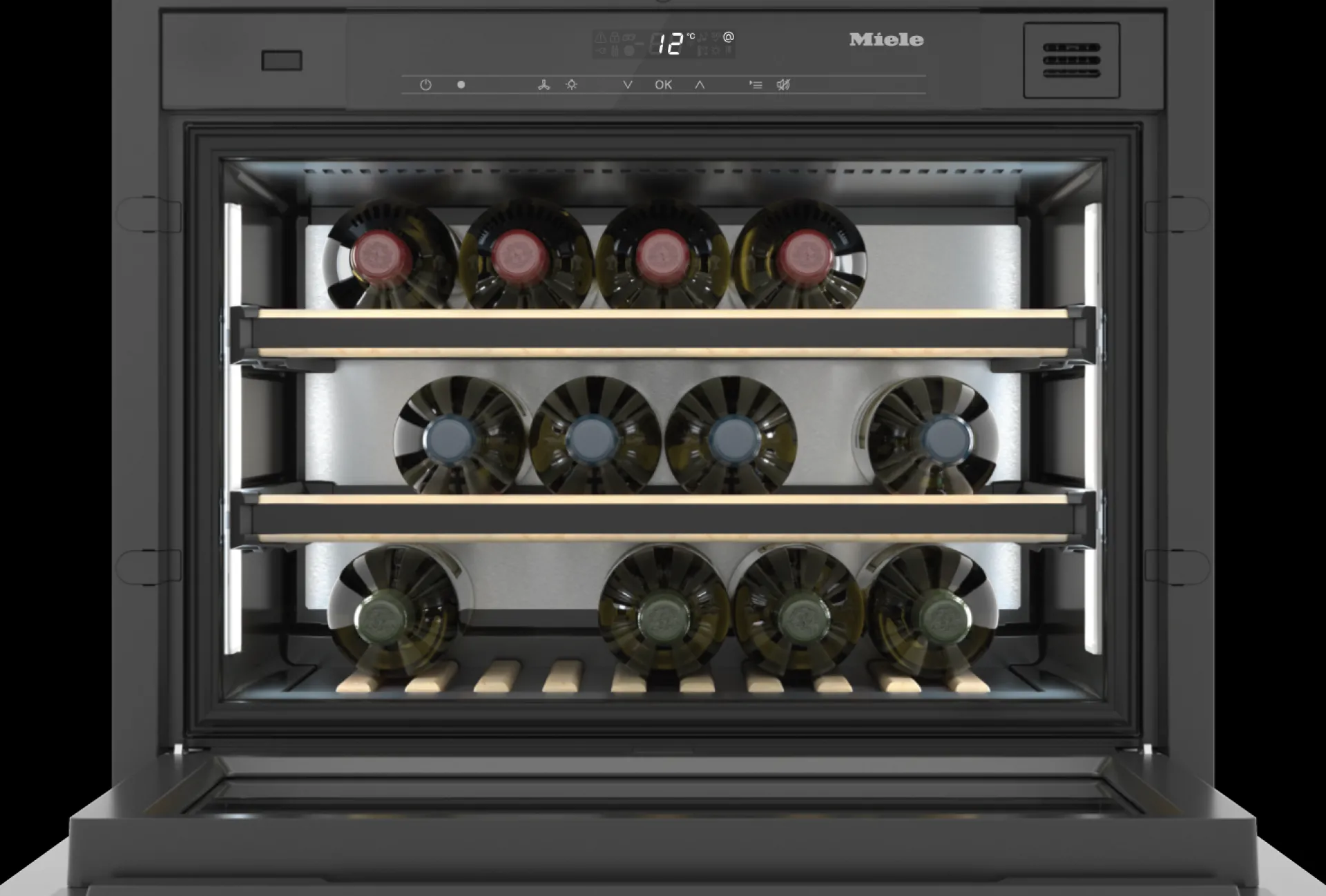 kwt__ig_acciaio_inox_clea_1.webp Miele Enoteche | KWT 7112 iG Acciaio inox CleanSteel vetro