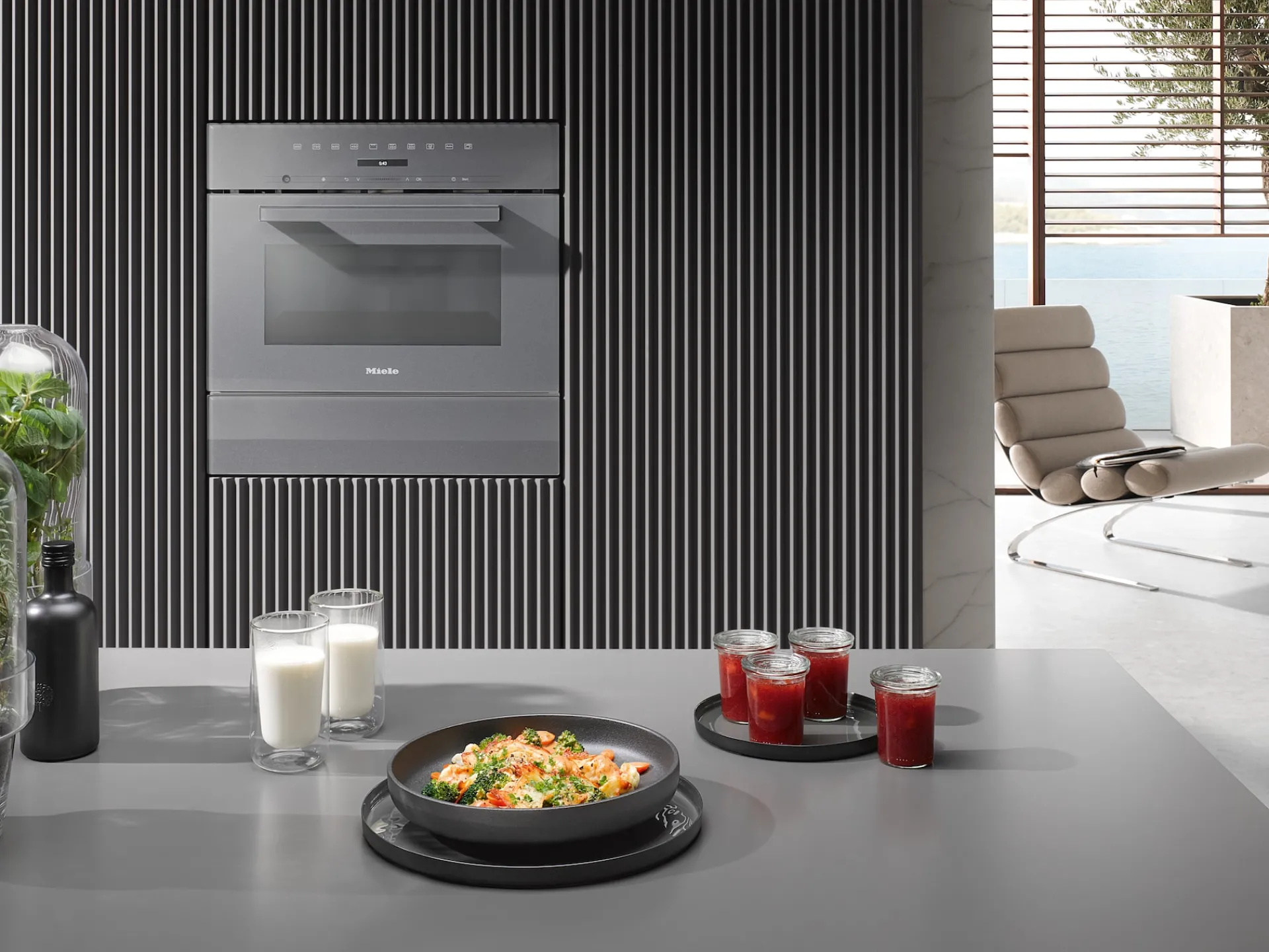 m__tc_grigio_grafite_2.webp Miele Forni A Microonde | M 7244 TC grigio grafite