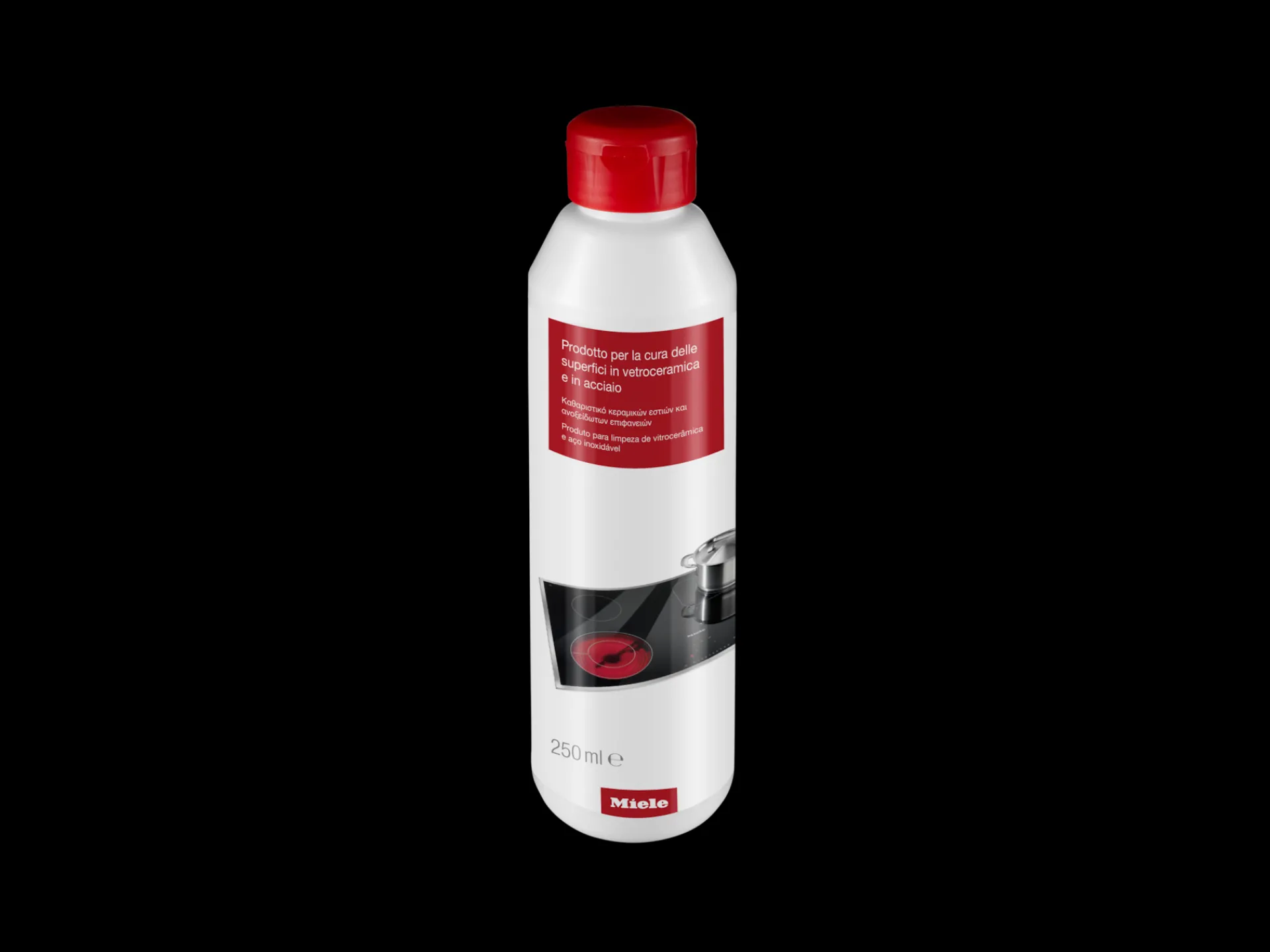 per_vetroceramicaacciaio__1.webp Miele Manutenzione E Cura Dell’Elettrodomestico | Manutenzione E Cura Dell’Elettrodomestico | Per vetroceramica/acciaio inox, 250 ml