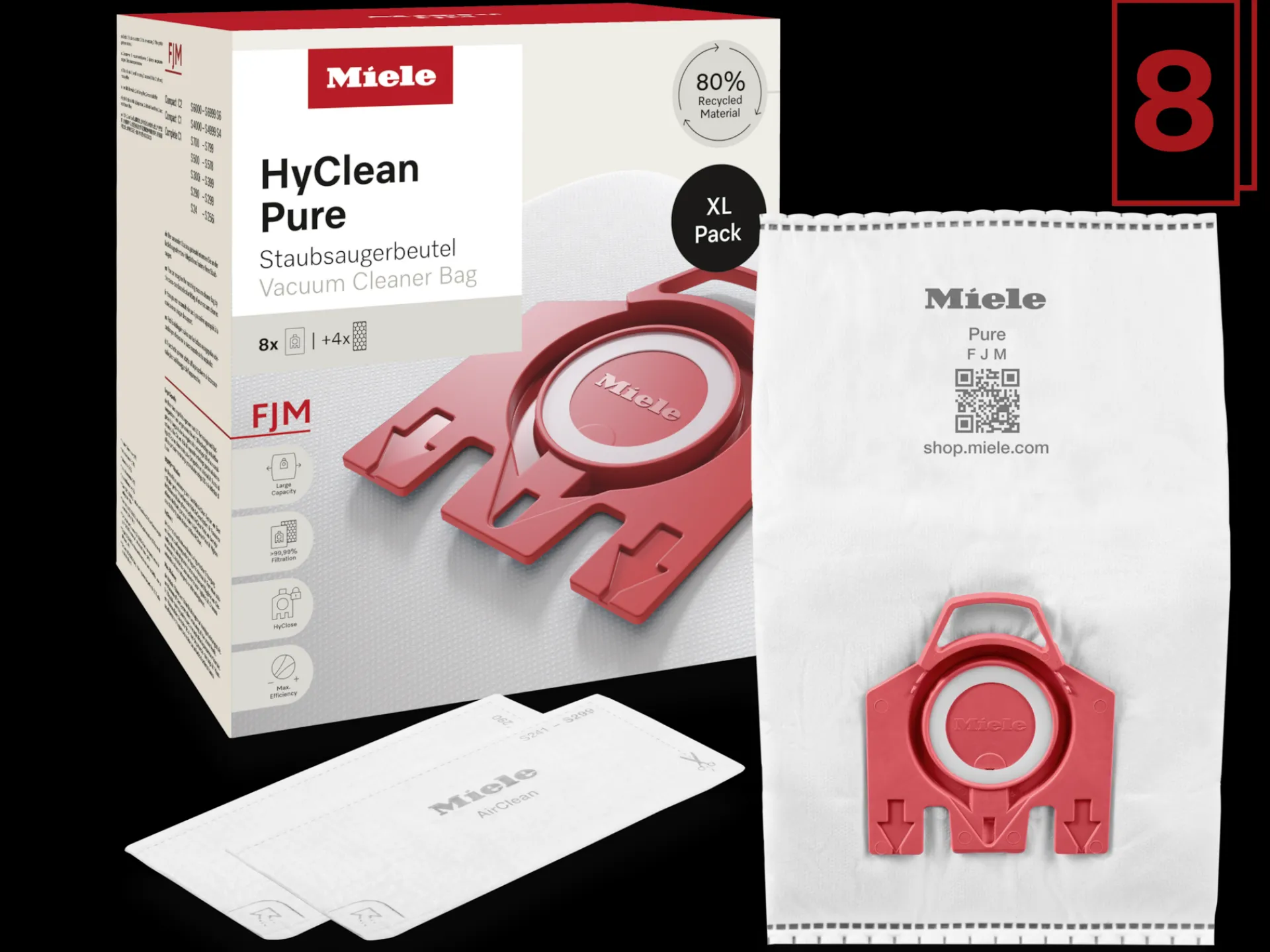 sacchetti_polverehycleanp_1-1.webp Miele Sacchetti E Filtri | 8 sacchetti polvere HyClean Pure FJM a un prezzo vantaggioso