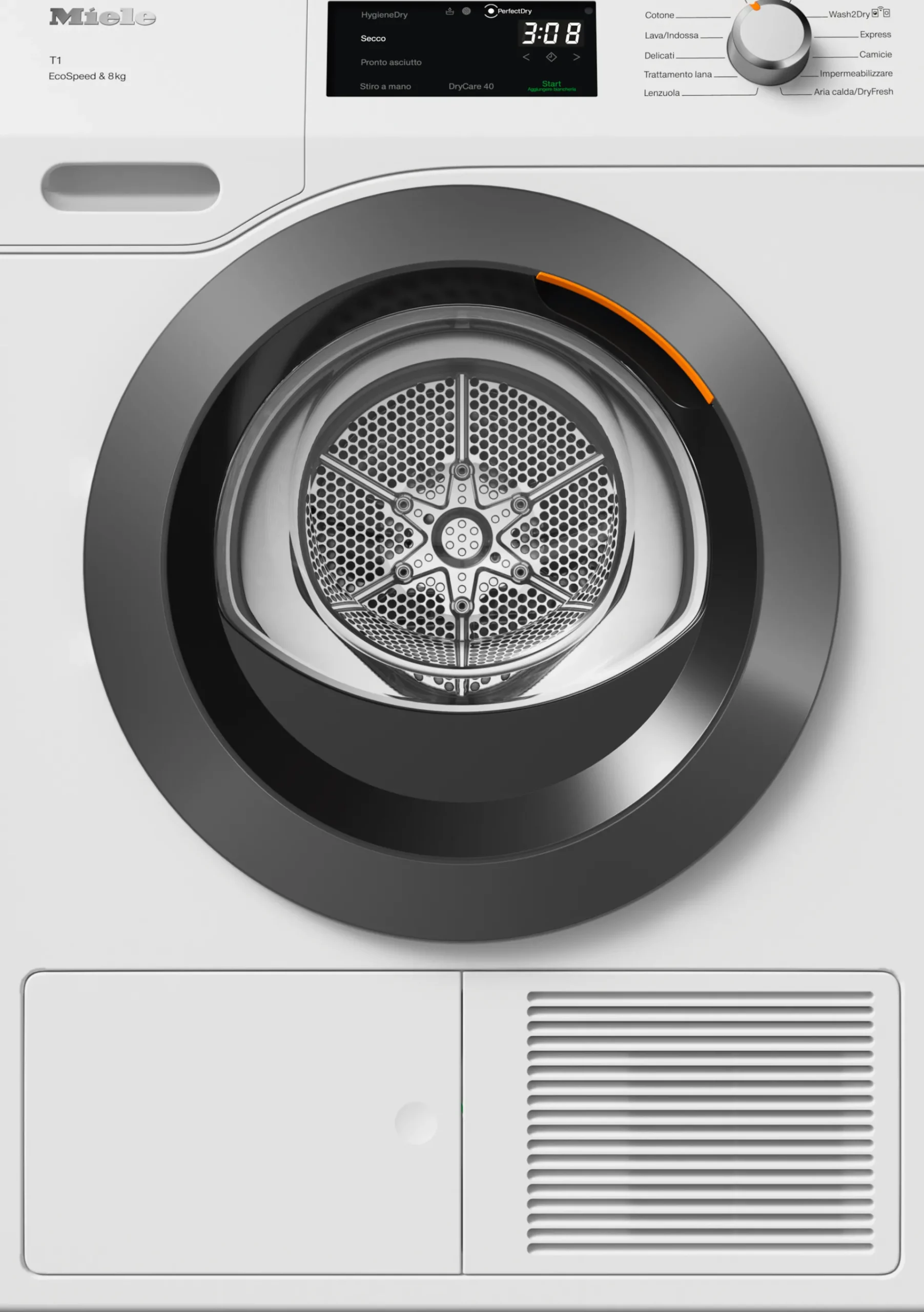 tcfwp_ecospeedkg_bianco_l_1.webp Miele Asciugatrici | TCF770WP EcoSpeed&8kg bianco loto