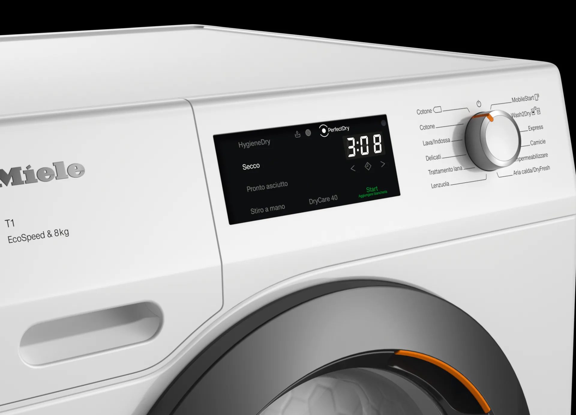 tcfwp_ecospeedkg_bianco_l_3.webp Miele Asciugatrici | TCF770WP EcoSpeed&8kg bianco loto