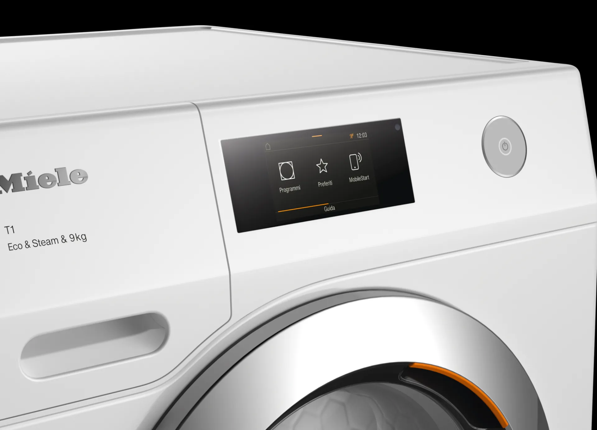 tcrwp_ecosteamkg_bianco_l_3.webp Miele Asciugatrici | TCR790WP Eco&Steam&9kg bianco loto