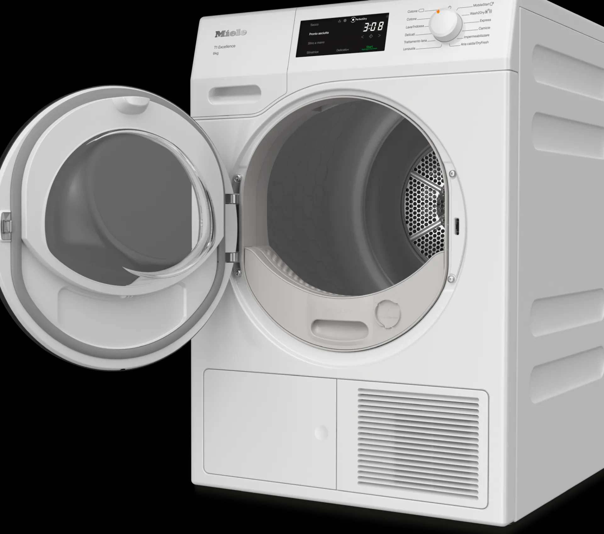 tedwp_kg_bianco_loto_2.webp Miele Asciugatrici | TED275WP 8kg bianco loto