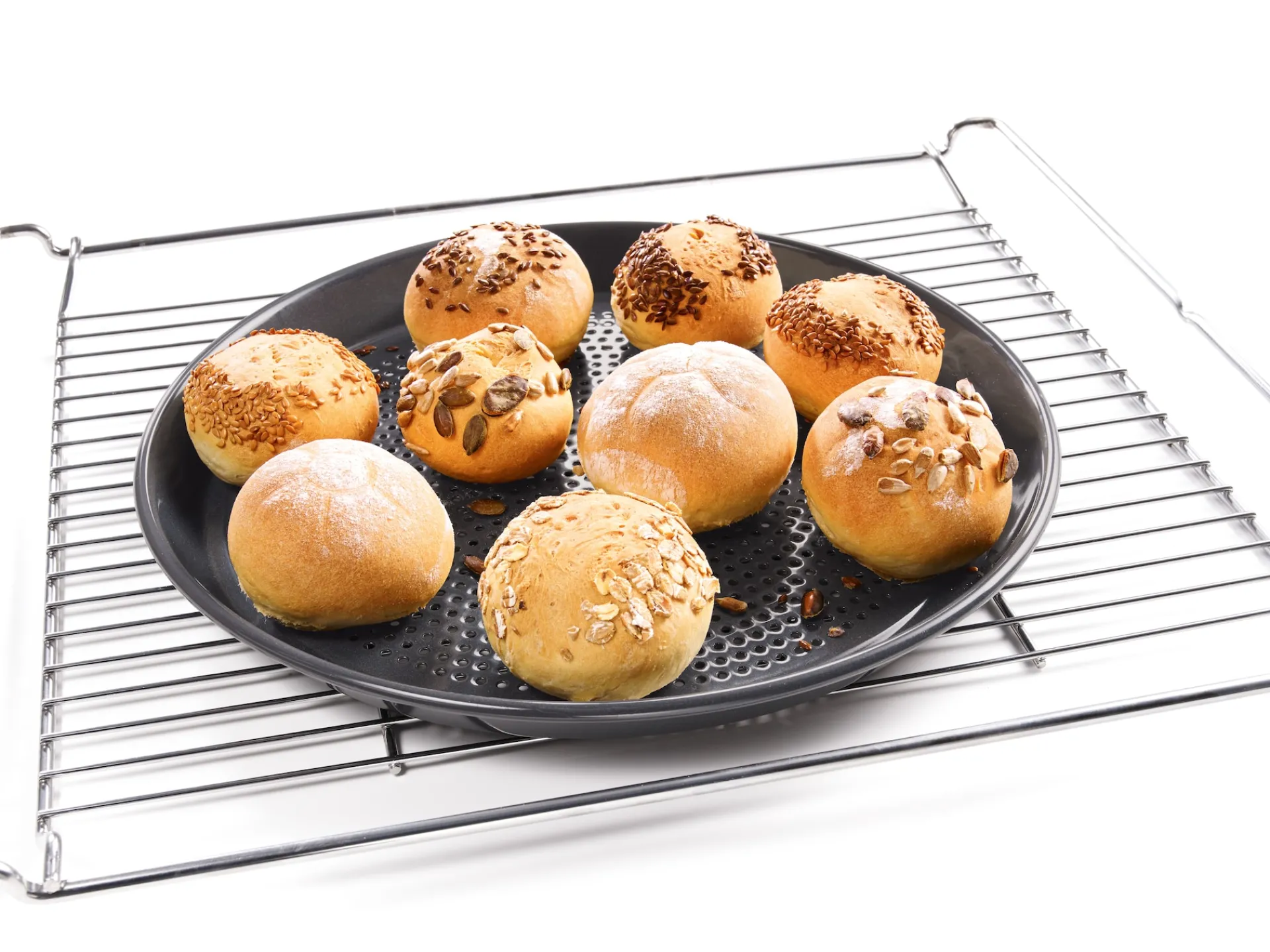 teglia_rotonda_gourmet_st_2.webp Miele Teglie E Accessori Cottura | Teglia rotonda gourmet standard e AirFry forata