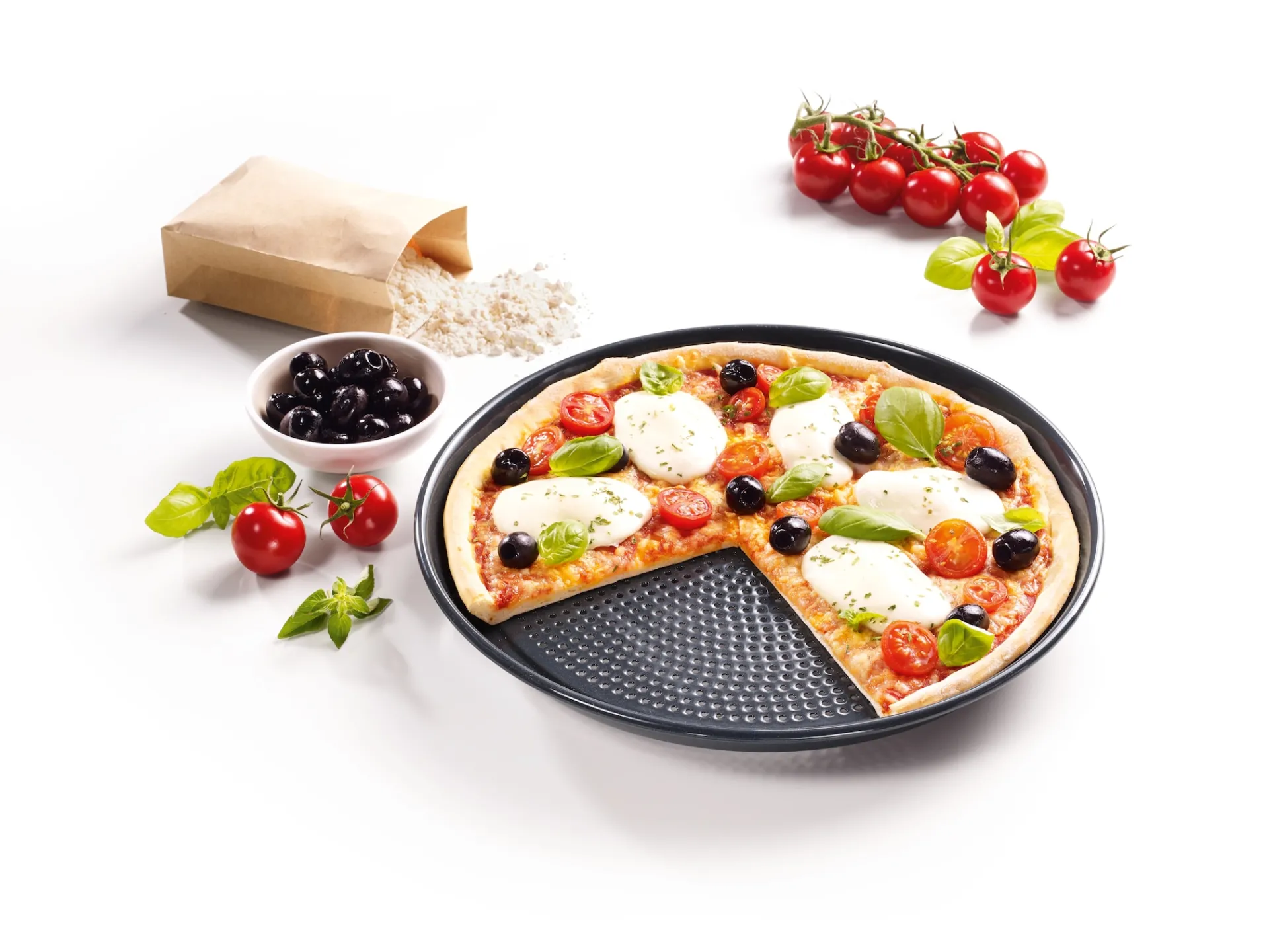 teglia_rotonda_gourmet_st_3.webp Miele Teglie E Accessori Cottura | Teglia rotonda gourmet standard e AirFry forata
