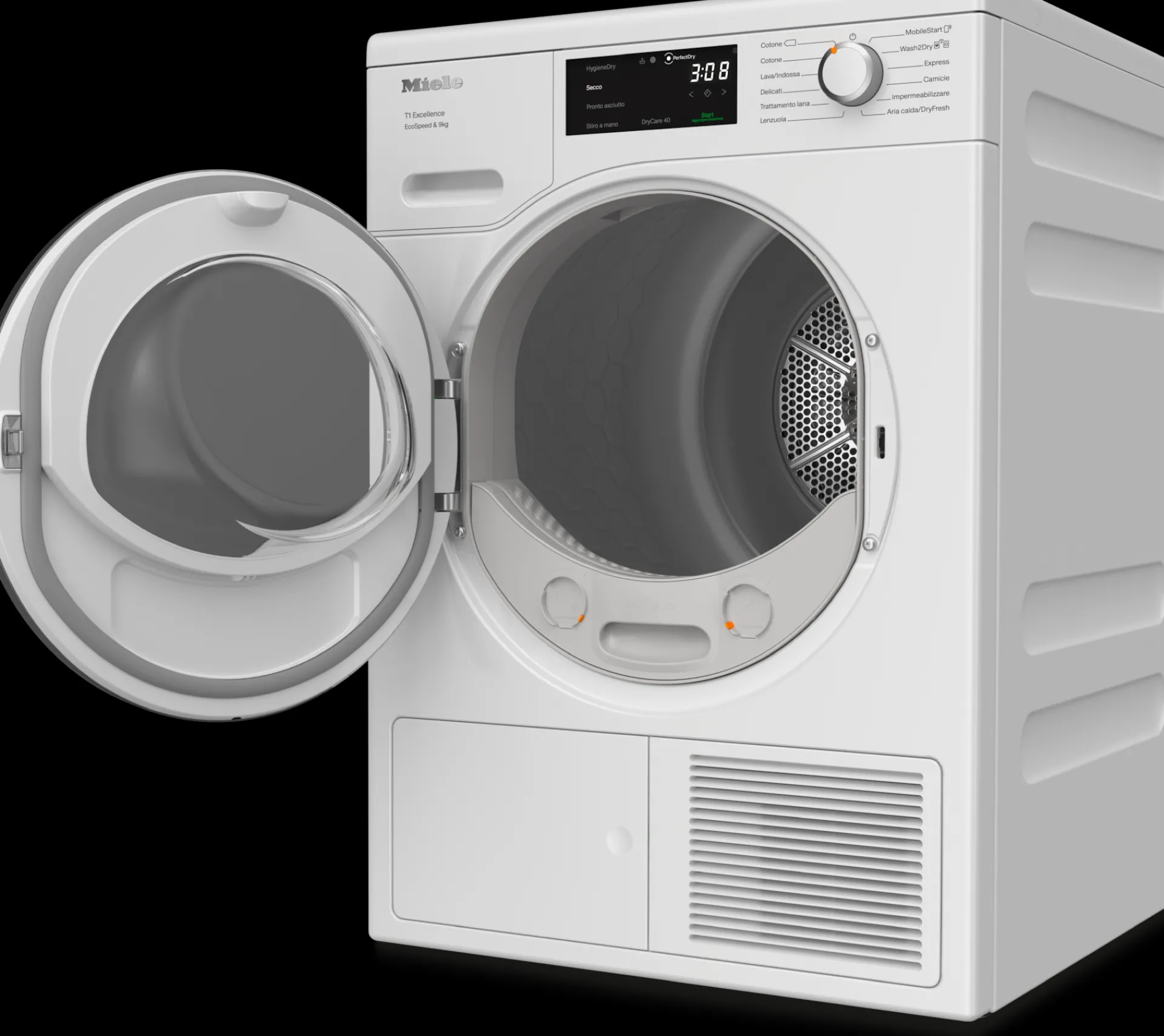 tehwp_ecospeedkg_bianco_l_1.webp Miele Asciugatrici | TEH785WP EcoSpeed&9kg bianco loto