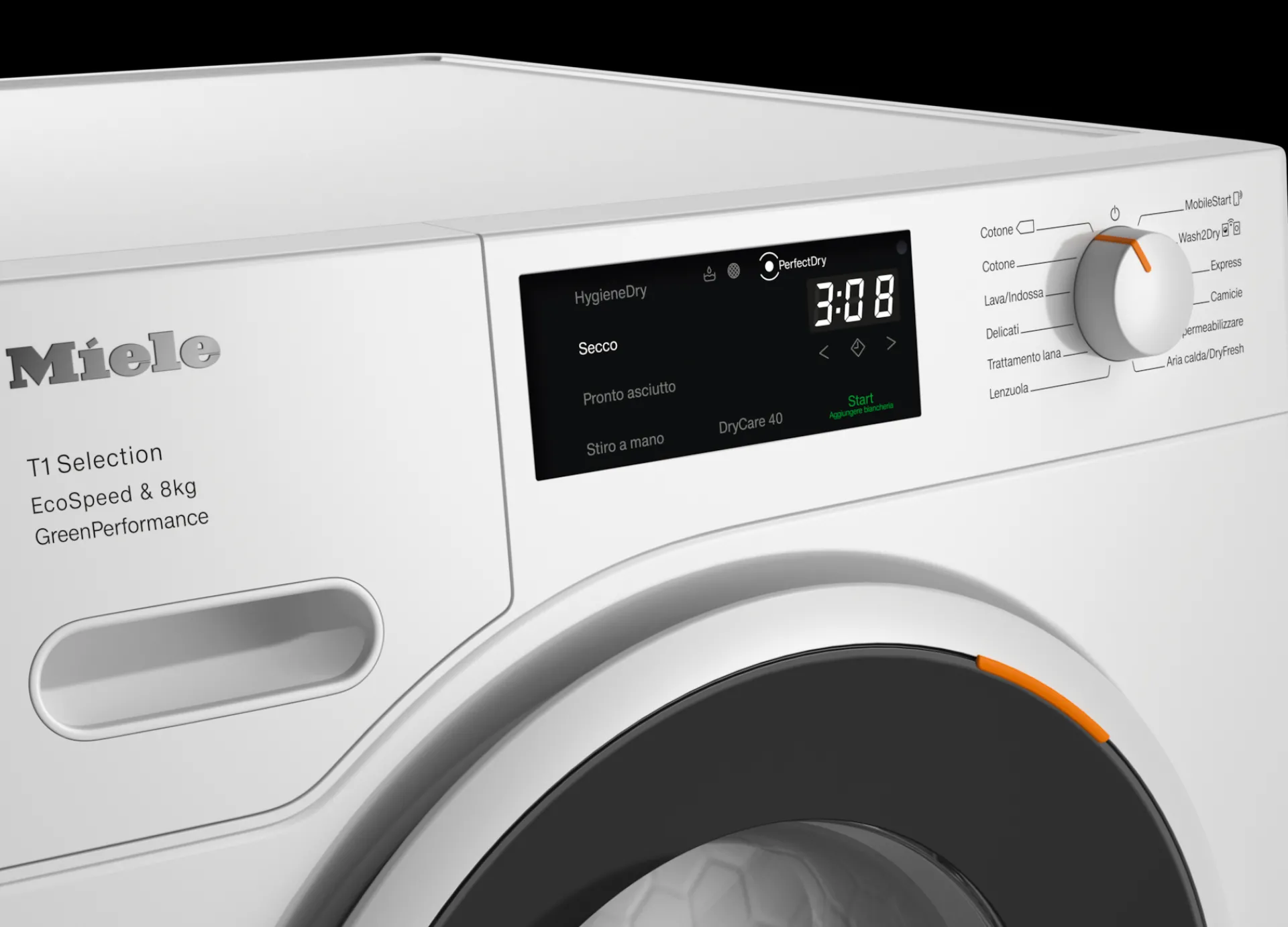 tsfwp_ecospeedkg_bianco_l_3.webp Miele Asciugatrici | TSF763WP EcoSpeed&8kg bianco loto