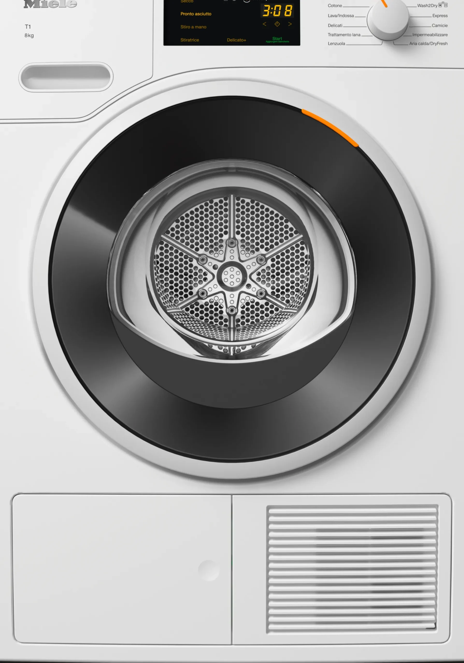 twdwp_kg_bianco_loto_1.webp Miele Asciugatrici | TWD260WP 8kg bianco loto