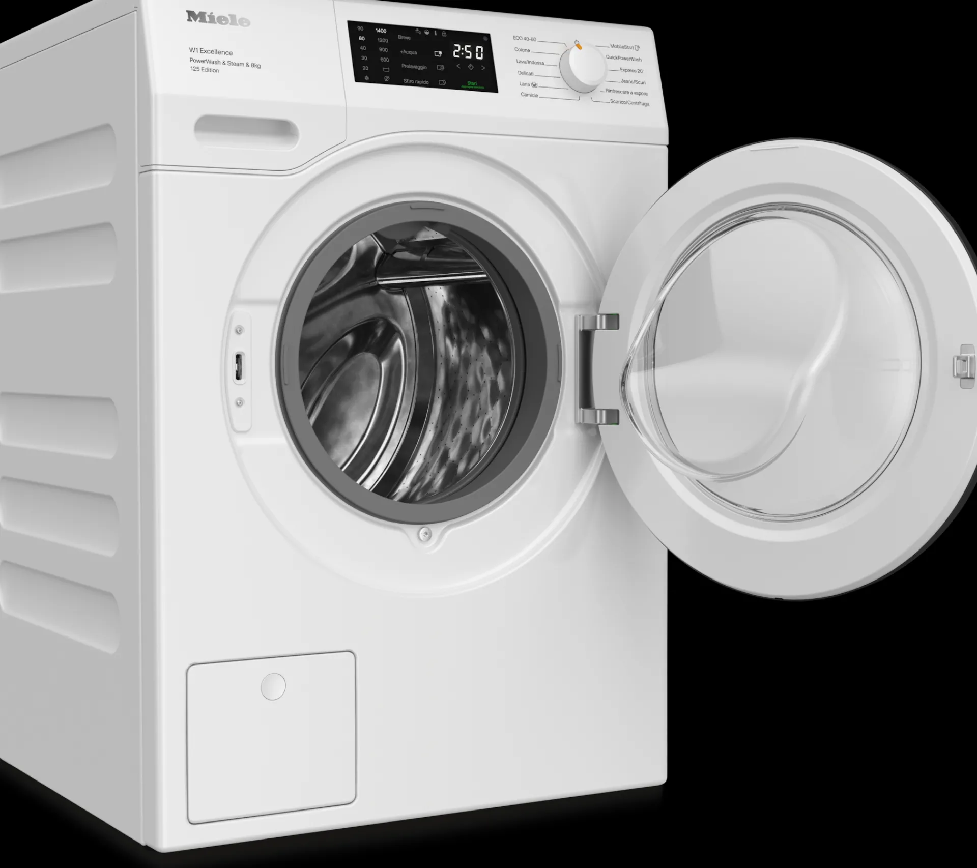 web_wcs__edition_bianco_l_1.webp Miele Lavatrici | WEB395 WCS 125 Edition bianco loto