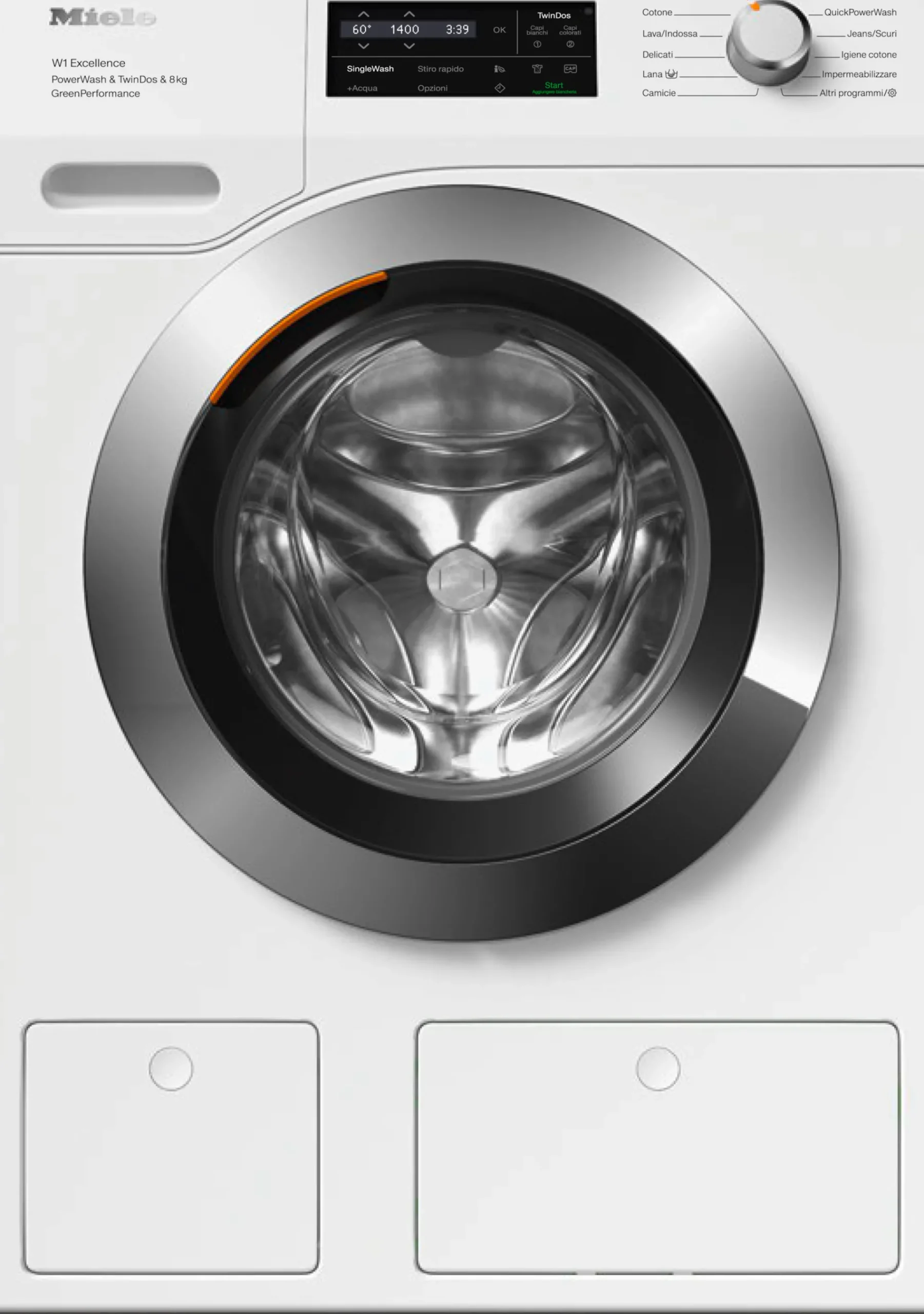 weh_wcs_pwashtdoskg_bianc_1.webp Miele Lavatrici | WEH875 WCS PWash&TDos&8kg bianco loto